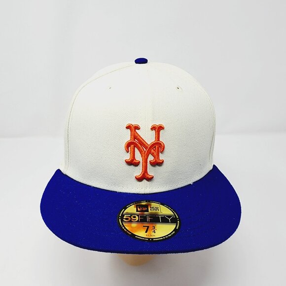 New York Mets New Era MLB 1986 World Series 59Fifty Fitted Cap Hat Size 7 3/4 - Picture 1 of 8